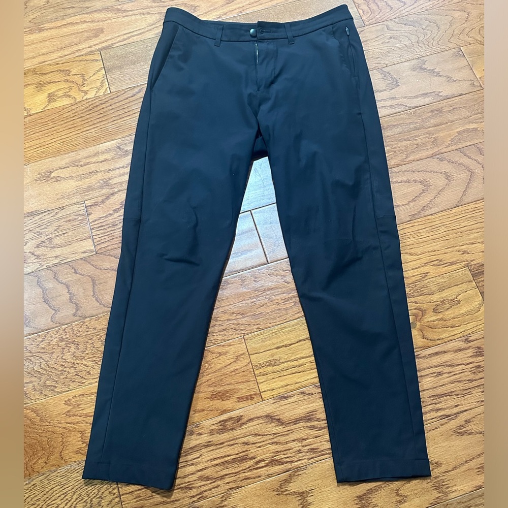 Lululemon Athletica Black Slim Chinos Lightweight Comfort